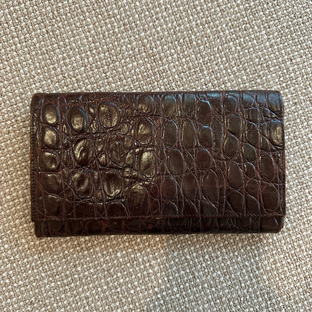 Vintage Donna Karan New York Passport Case/Travel Folio